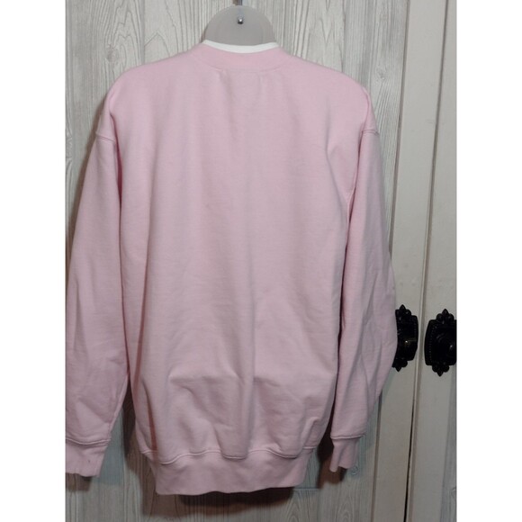 VINTAGE M&C Sportswear Sweater Grannycore Medium Snowman Christmas Pink - Picture 6 of 12